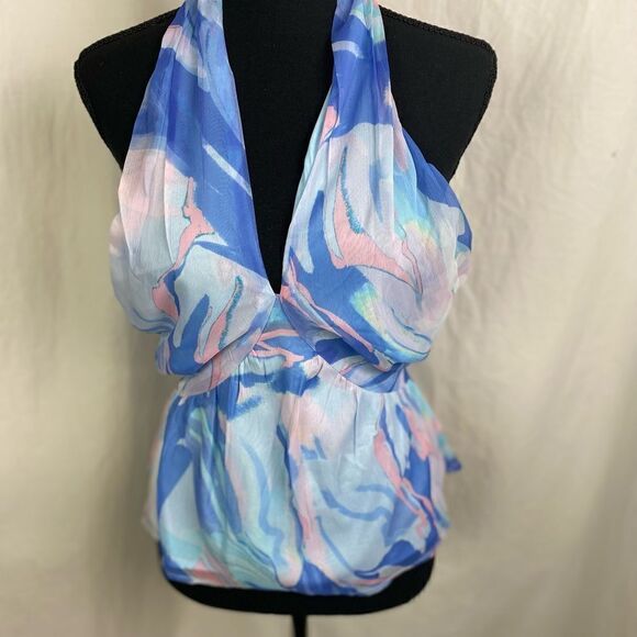 #138 FRENCH CONNECTION Watercolor Halter - Picture 7 of 9